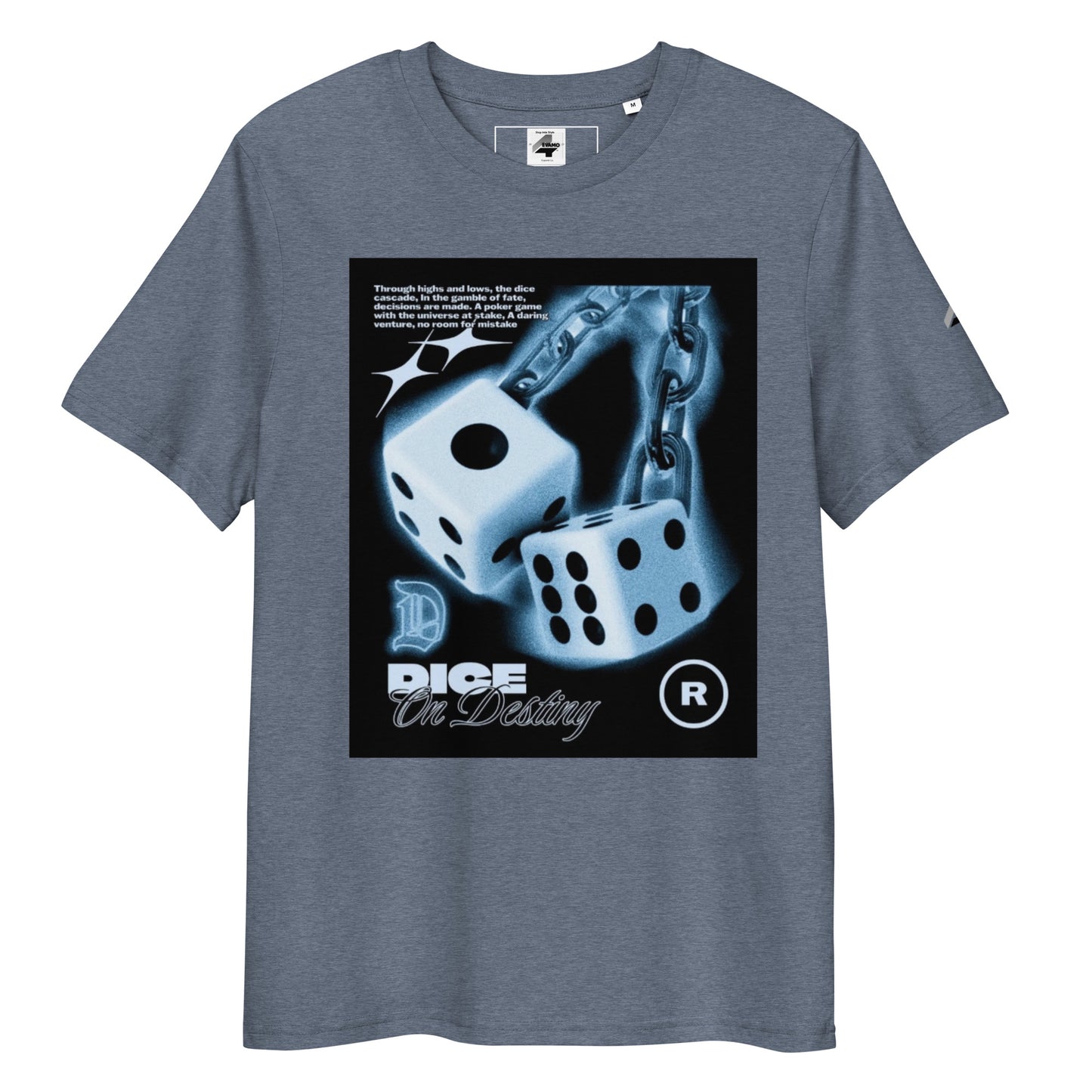 4EVAMO Dice organic cotton t-shirt