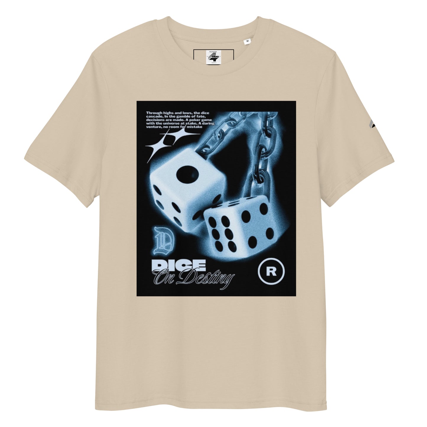 4EVAMO Dice organic cotton t-shirt