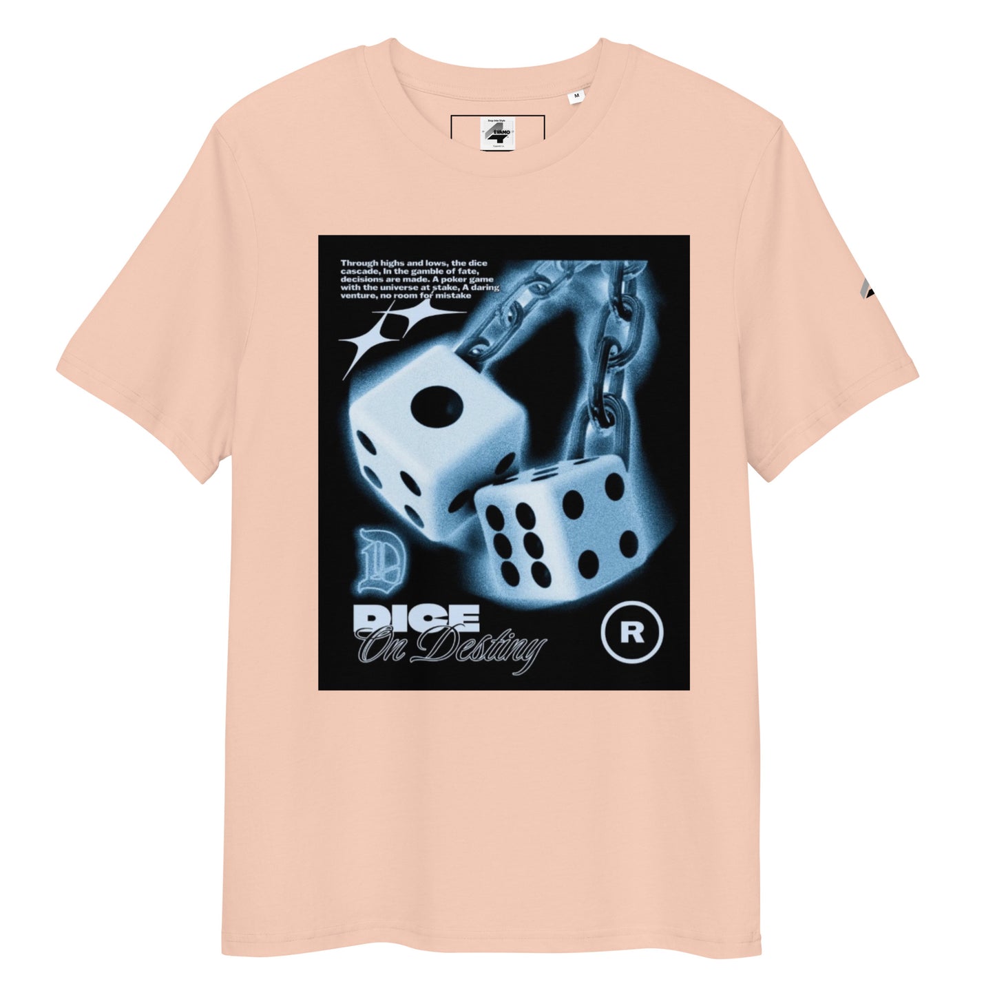 4EVAMO Dice organic cotton t-shirt