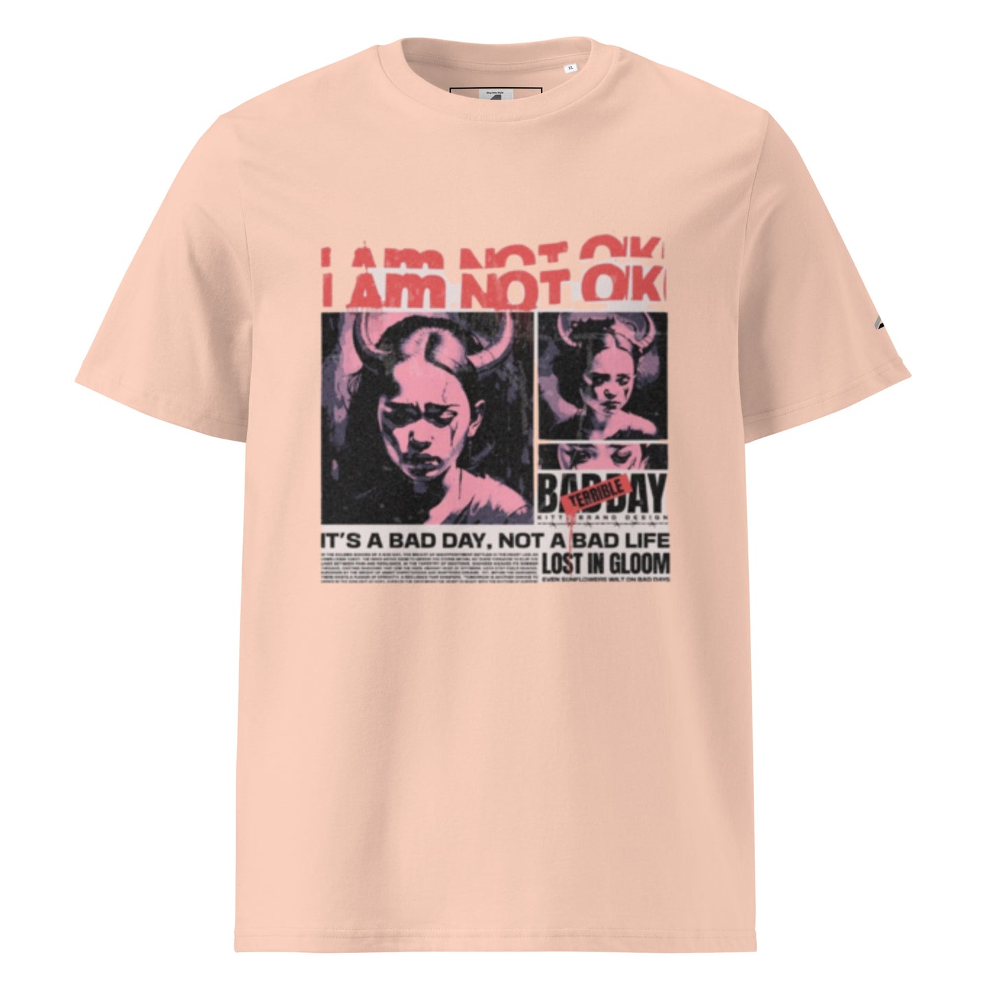 4evamo I AM NOT OK organic cotton t-shirt