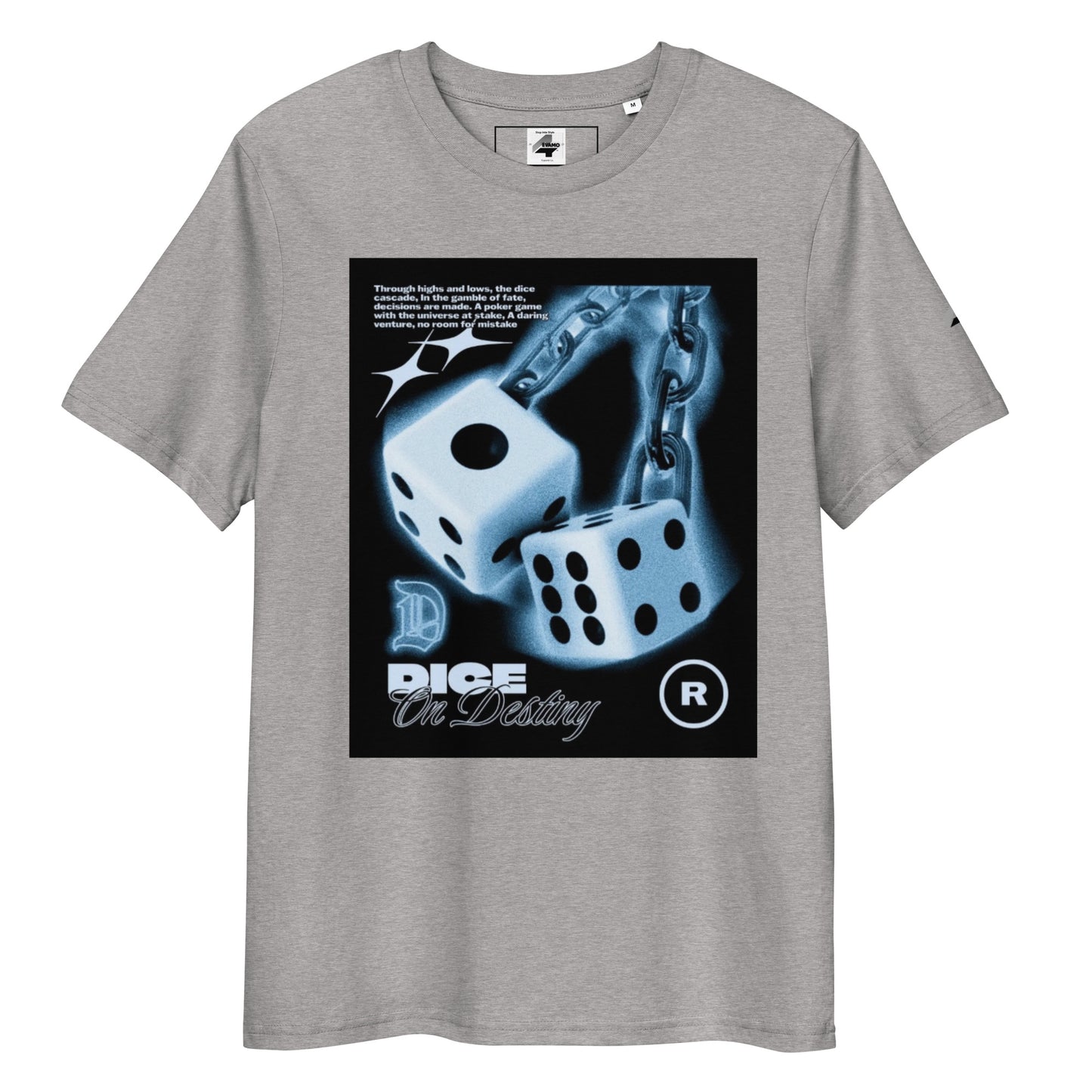 4EVAMO Dice organic cotton t-shirt