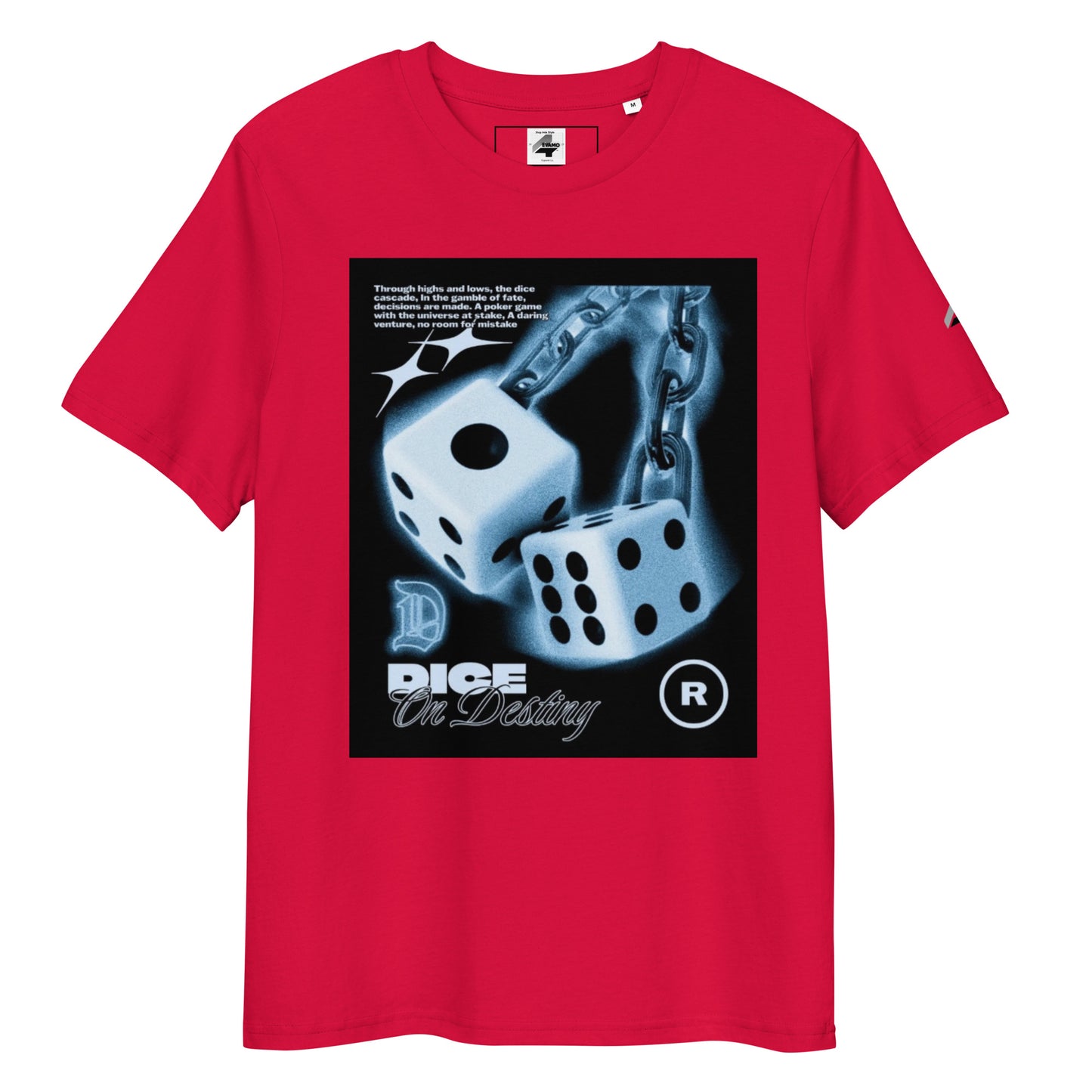 4EVAMO Dice organic cotton t-shirt